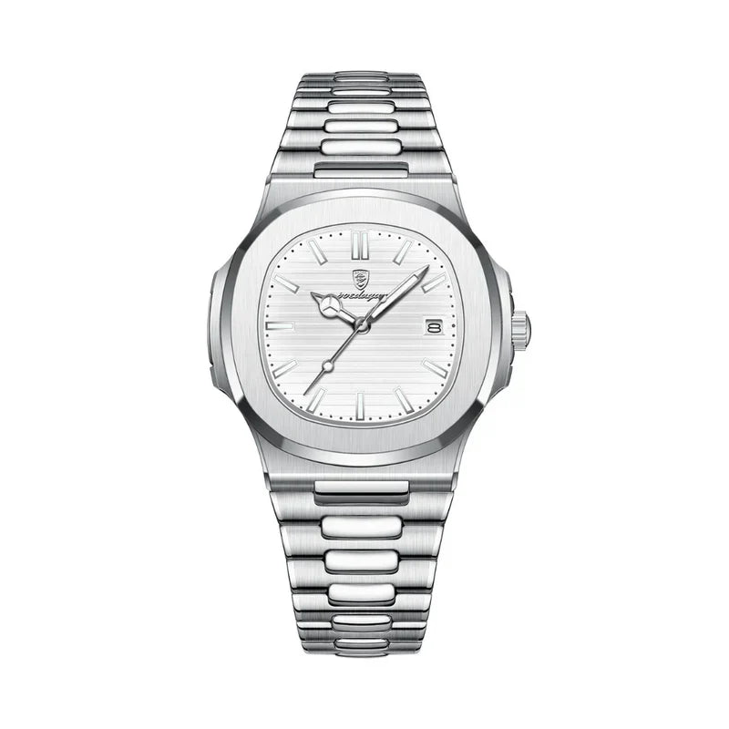 Philippe | Waterdichte klassieke horloge voor mannen in de kleur Wit voor heren in Outdoor stijl geschikt voor alle seizoenen.